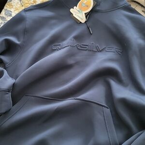 Quiksilver Navy Hooded Pullover NWT